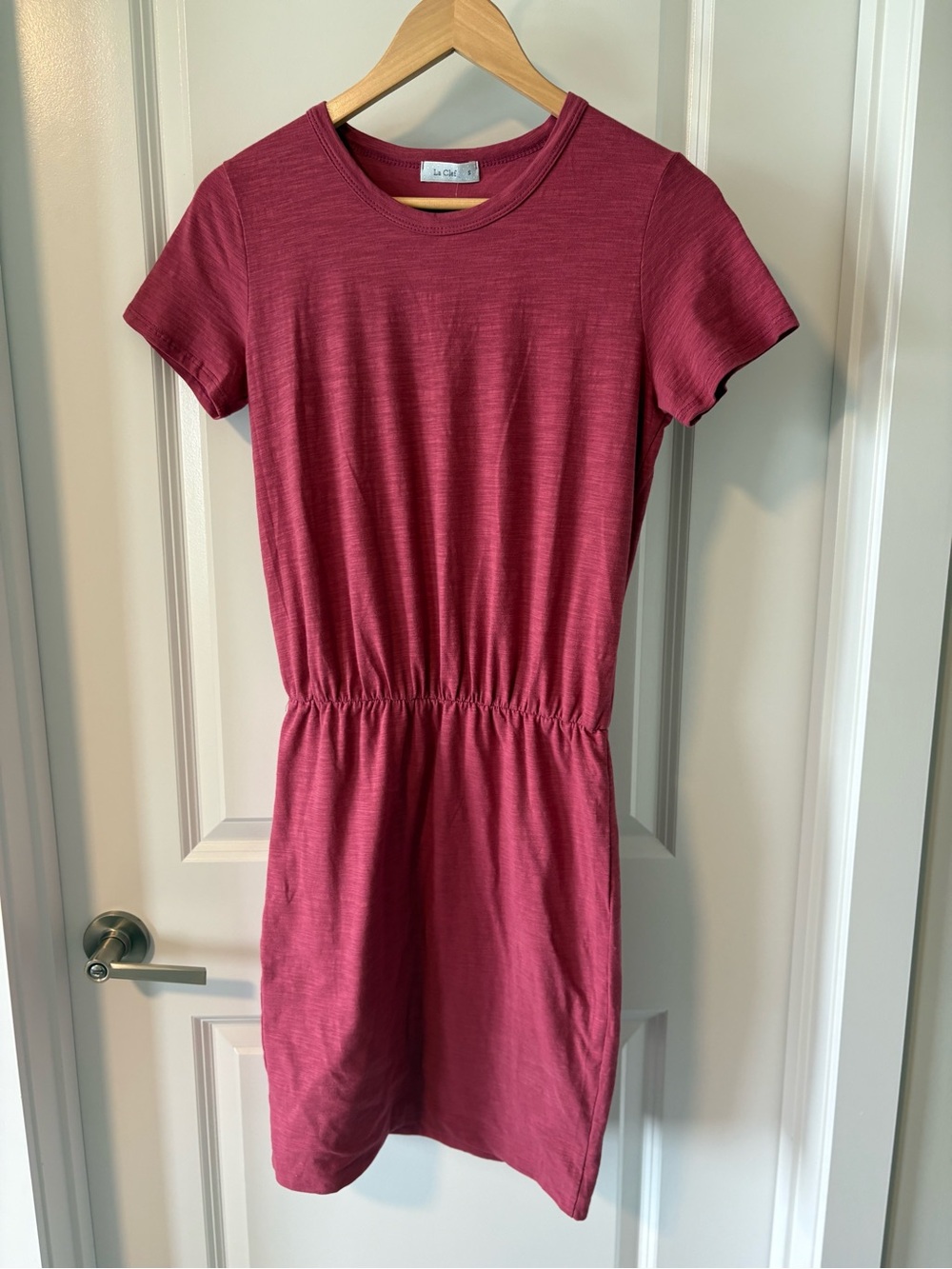 LaClef Berries Cotton Stretch T-Shirt Dress NWT Size Small